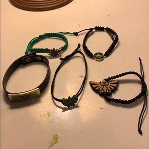 Legend Of Zelda bracelet set of 5